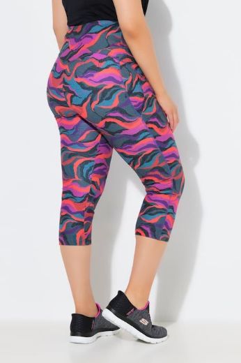 Moda za polnejše Tajice 3/4 nogavica visokog struka plus velikost, xxl, Ulla Popken in Johann Popken (JP1880)