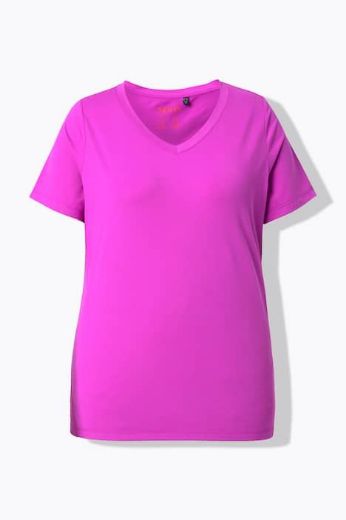 Moda za polnejše Majica kratkih rukava V ovratnika plus velikost, xxl, Ulla Popken in Johann Popken (JP1880)