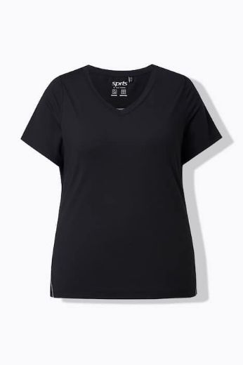 Moda za polnejše Majica kratkih rukava V ovratnika plus velikost, xxl, Ulla Popken in Johann Popken (JP1880)