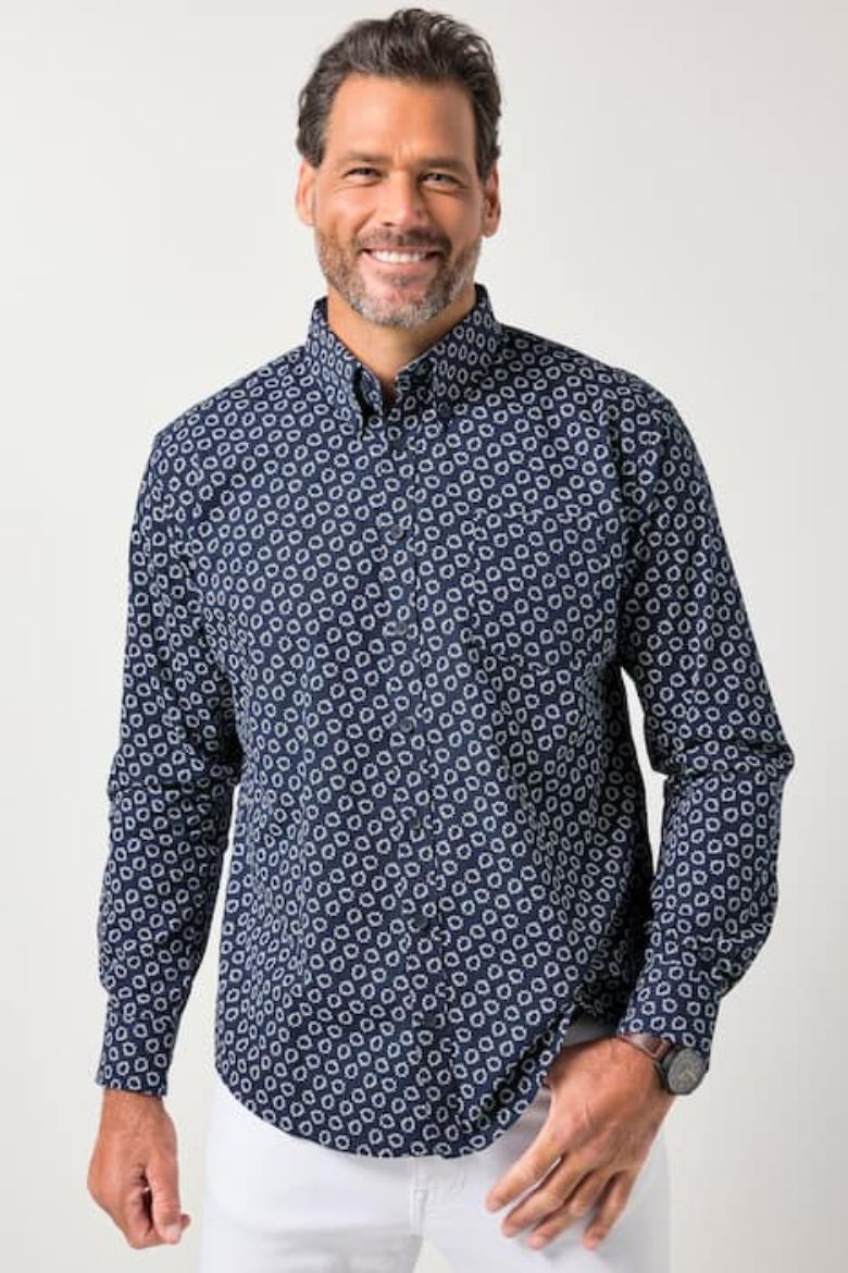 Moda za polnejše Košulja dugih rukava cvjetnog uzorka plus velikost, xxl, Ulla Popken in Johann Popken (JP1880)