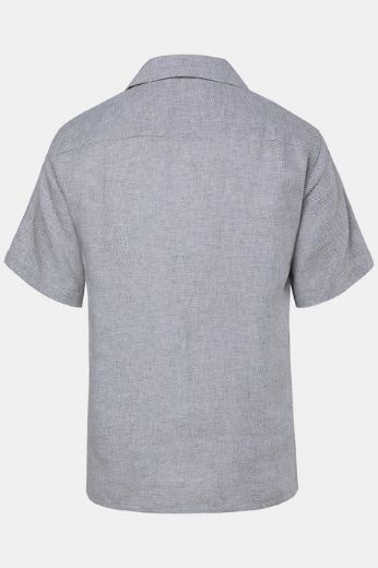 Moda za polnejše Košulja kratkih rukava lanena uskog kroja plus velikost, xxl, Ulla Popken in Johann Popken (JP1880)