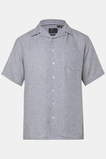Moda za polnejše Košulja kratkih rukava lanena uskog kroja plus velikost, xxl, Ulla Popken in Johann Popken (JP1880)