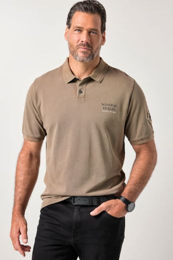 Moda za polnejše Majica polo kratkih rukava plus velikost, xxl, Ulla Popken in Johann Popken (JP1880)