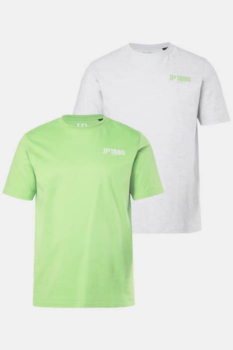 Moda za polnejše Majica kratkih rukava 2 komada plus velikost, xxl, Ulla Popken in Johann Popken (JP1880)