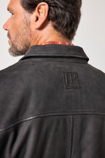 Moda za polnejše Jakna kožna sa patentnim zatvaračem plus velikost, xxl, Ulla Popken in Johann Popken (JP1880)