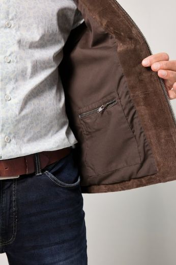 Moda za polnejše Prsluk kožni sa patentnim zatvaračem plus velikost, xxl, Ulla Popken in Johann Popken (JP1880)