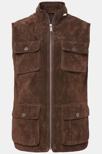 Moda za polnejše Prsluk kožni sa patentnim zatvaračem plus velikost, xxl, Ulla Popken in Johann Popken (JP1880)