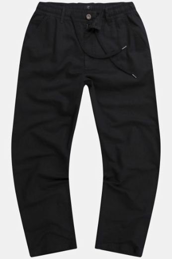 Moda za polnejše Hlače lanene s vezanjem u struku plus velikost, xxl, Ulla Popken in Johann Popken (JP1880)