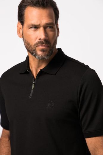 Moda za polnejše Majica Polo s patentnim zatvaračem plus velikost, xxl, Ulla Popken in Johann Popken (JP1880)