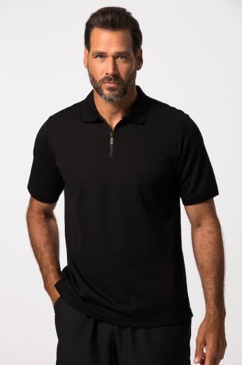 Moda za polnejše Majica Polo s patentnim zatvaračem plus velikost, xxl, Ulla Popken in Johann Popken (JP1880)