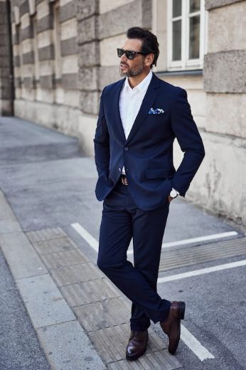 Moda za polnejše Sako klasični poslovni plus velikost, xxl, Ulla Popken in Johann Popken (JP1880)