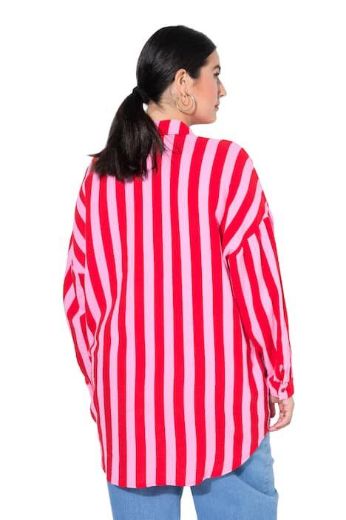 Moda za polnejše Košulja od muslina na pruge plus velikost, xxl, Ulla Popken in Johann Popken (JP1880)