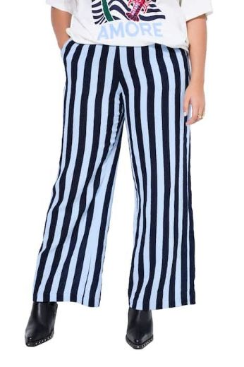 Moda za polnejše Hlače od muslina širokih nogavica plus velikost, xxl, Ulla Popken in Johann Popken (JP1880)