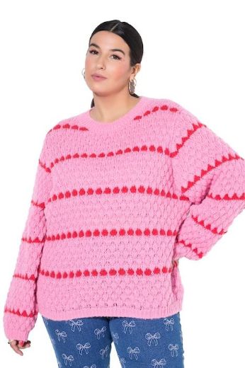 Moda za polnejše Pulover duguh rukava plus velikost, xxl, Ulla Popken in Johann Popken (JP1880)