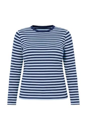 Moda za polnejše Majica dugih rukava na pruge plus velikost, xxl, Ulla Popken in Johann Popken (JP1880)