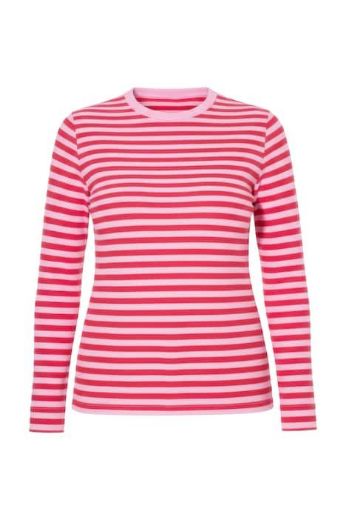 Moda za polnejše Majica dugih rukava na pruge plus velikost, xxl, Ulla Popken in Johann Popken (JP1880)