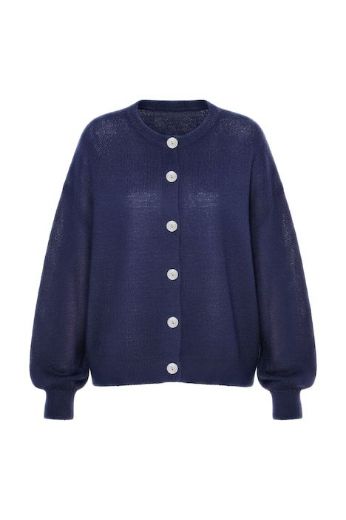 Moda za polnejše Kardigan dugih rukava pleteni na kopčanje plus velikost, xxl, Ulla Popken in Johann Popken (JP1880)