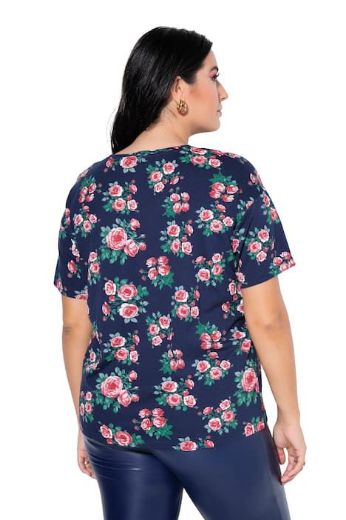 Moda za polnejše Majica kratkih rukava šireg kroja plus velikost, xxl, Ulla Popken in Johann Popken (JP1880)