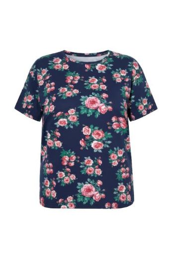 Moda za polnejše Majica kratkih rukava šireg kroja plus velikost, xxl, Ulla Popken in Johann Popken (JP1880)