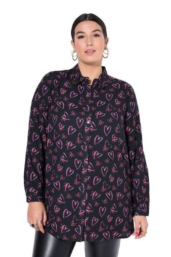 Moda za polnejše Košulja dugih rukava ravnog kroja plus velikost, xxl, Ulla Popken in Johann Popken (JP1880)