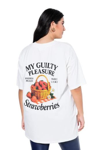 Moda za polnejše Majica kratkih rukava šireg kroja plus velikost, xxl, Ulla Popken in Johann Popken (JP1880)