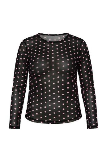 Moda za polnejše Majica dugih rukava mrežastog izgleda plus velikost, xxl, Ulla Popken in Johann Popken (JP1880)