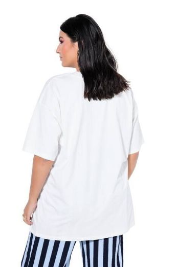 Moda za polnejše Majica kratkih rukava šireg kroja plus velikost, xxl, Ulla Popken in Johann Popken (JP1880)