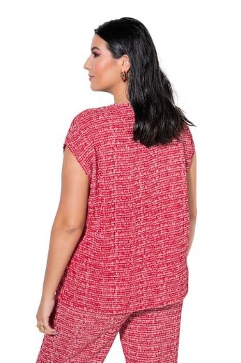 Moda za polnejše Majica kratkih rukava šireg kroja V ovratnika plus velikost, xxl, Ulla Popken in Johann Popken (JP1880)