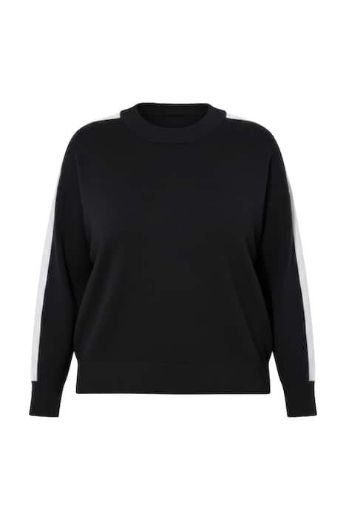 Moda za polnejše Pulover dugih rukava šireg kroja plus velikost, xxl, Ulla Popken in Johann Popken (JP1880)