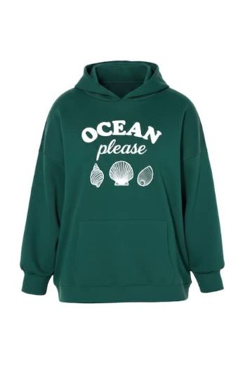 Moda za polnejše Majica dugih rukava sa kapuljačom plus velikost, xxl, Ulla Popken in Johann Popken (JP1880)