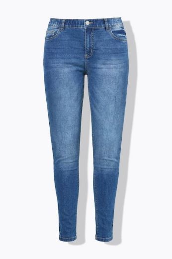 Moda za polnejše Traperice uskih nogavica plus velikost, xxl, Ulla Popken in Johann Popken (JP1880)