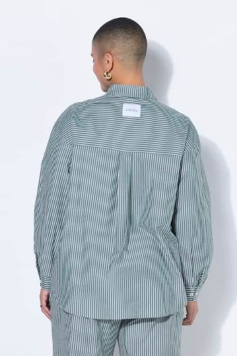 Moda za polnejše Košulja dugih rukava šireg kroja na pruge plus velikost, xxl, Ulla Popken in Johann Popken (JP1880)