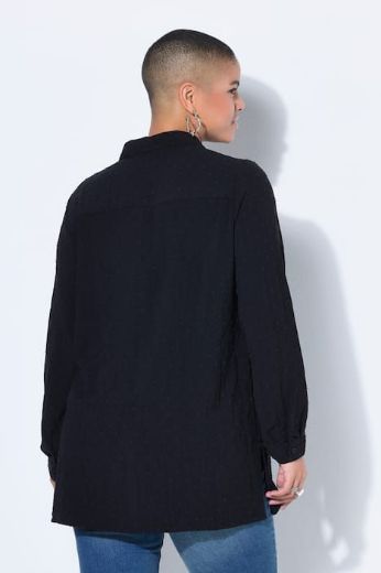 Moda za polnejše Bluza s dugim rukavima ravnog kroja plus velikost, xxl, Ulla Popken in Johann Popken (JP1880)