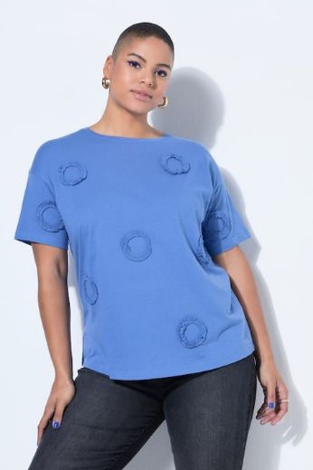 Moda za polnejše Majica kratkih rukava s 3D uzorkom plus velikost, xxl, Ulla Popken in Johann Popken (JP1880)