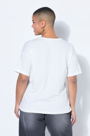 Moda za polnejše Majica kratkih rukava s ukrasnim perlama plus velikost, xxl, Ulla Popken in Johann Popken (JP1880)