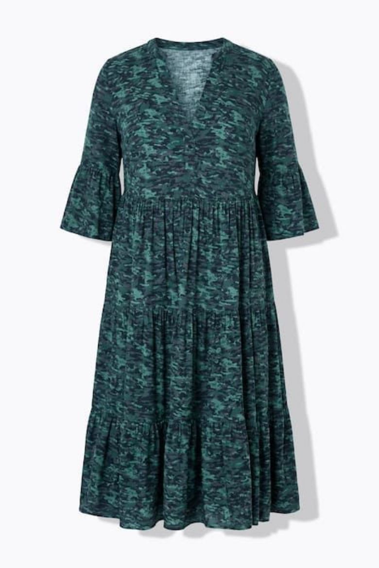 Moda za polnejše Haljina kamuflažnog kroja plus velikost, xxl, Ulla Popken in Johann Popken (JP1880)