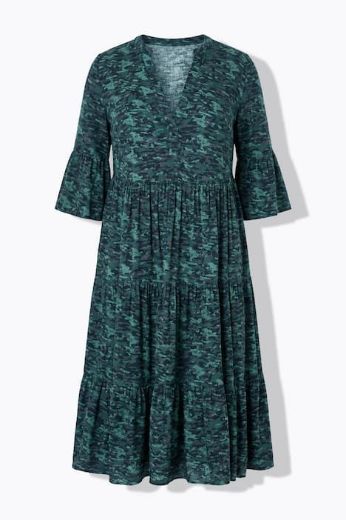 Moda za polnejše Haljina kamuflažnog kroja plus velikost, xxl, Ulla Popken in Johann Popken (JP1880)