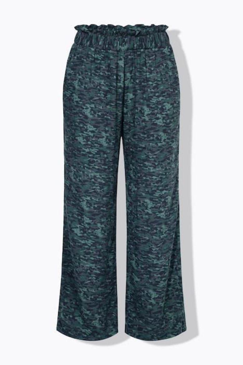 Moda za polnejše Hlače širokih nogavica visokog struka plus velikost, xxl, Ulla Popken in Johann Popken (JP1880)