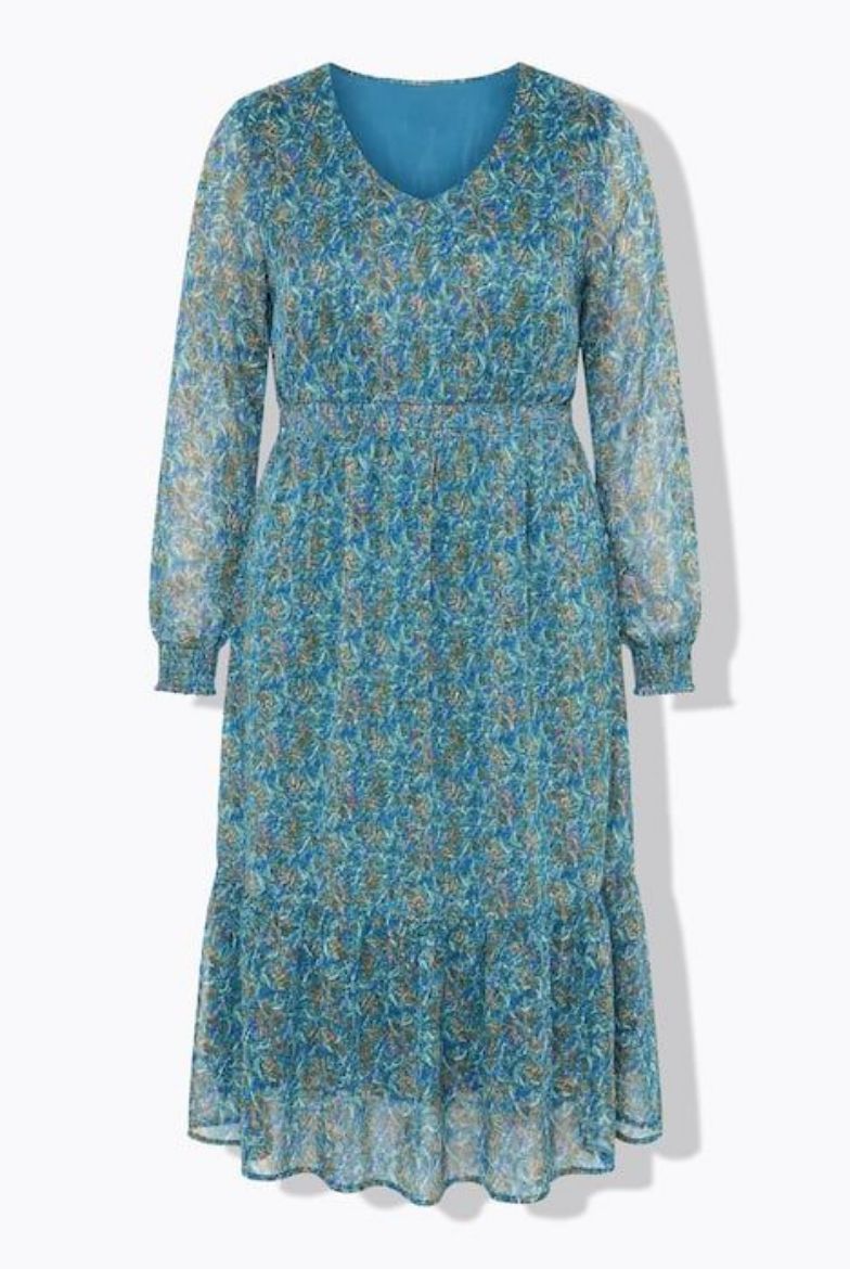 Moda za polnejše Haljjina dugih rukava plus velikost, xxl, Ulla Popken in Johann Popken (JP1880)