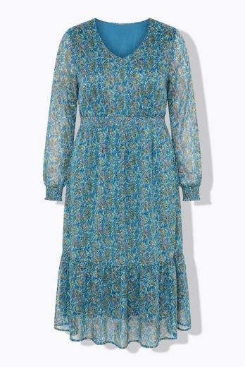 Moda za polnejše Haljjina dugih rukava plus velikost, xxl, Ulla Popken in Johann Popken (JP1880)