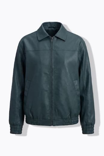 Moda za polnejše Bluza šireg kroja s izgledom kože plus velikost, xxl, Ulla Popken in Johann Popken (JP1880)