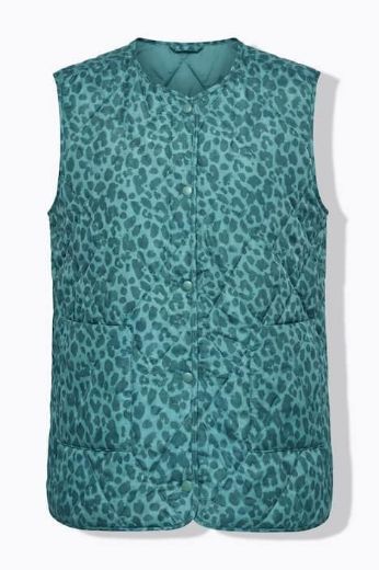 Moda za polnejše Prsluk šireg kroja s leopard uzorkom plus velikost, xxl, Ulla Popken in Johann Popken (JP1880)