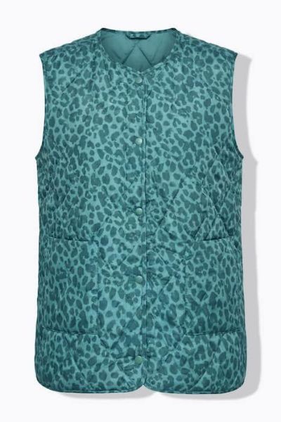 Slika Prsluk šireg kroja s leopard uzorkom