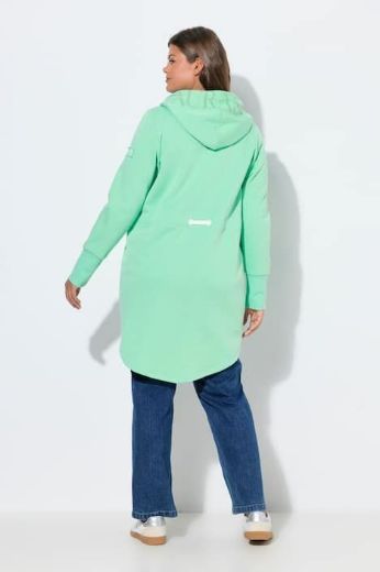 Moda za polnejše Majica dugih rukava s patentnim zatvaračem i kapuljačom dužeg kroja plus velikost, xxl, Ulla Popken in Johann Popken (JP1880)