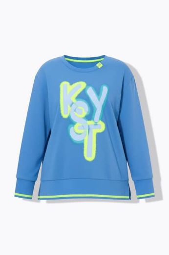 Moda za polnejše Majica dugih rukava okruglog izreza plus velikost, xxl, Ulla Popken in Johann Popken (JP1880)