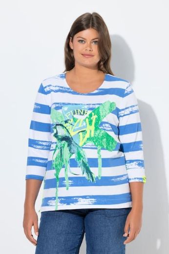 Moda za polnejše Majica kratkih rukava plus velikost, xxl, Ulla Popken in Johann Popken (JP1880)