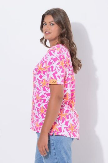 Moda za polnejše Majica kratkih rukava plus velikost, xxl, Ulla Popken in Johann Popken (JP1880)