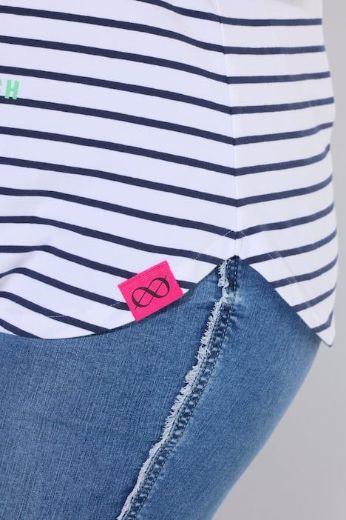 Moda za polnejše Majica kratkih rukava s V izrezom plus velikost, xxl, Ulla Popken in Johann Popken (JP1880)