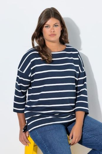 Moda za polnejše Majica dugih rukava okrulog izreza plus velikost, xxl, Ulla Popken in Johann Popken (JP1880)