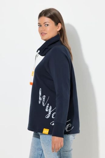 Moda za polnejše Majica dugih rukava s ovratnikom plus velikost, xxl, Ulla Popken in Johann Popken (JP1880)